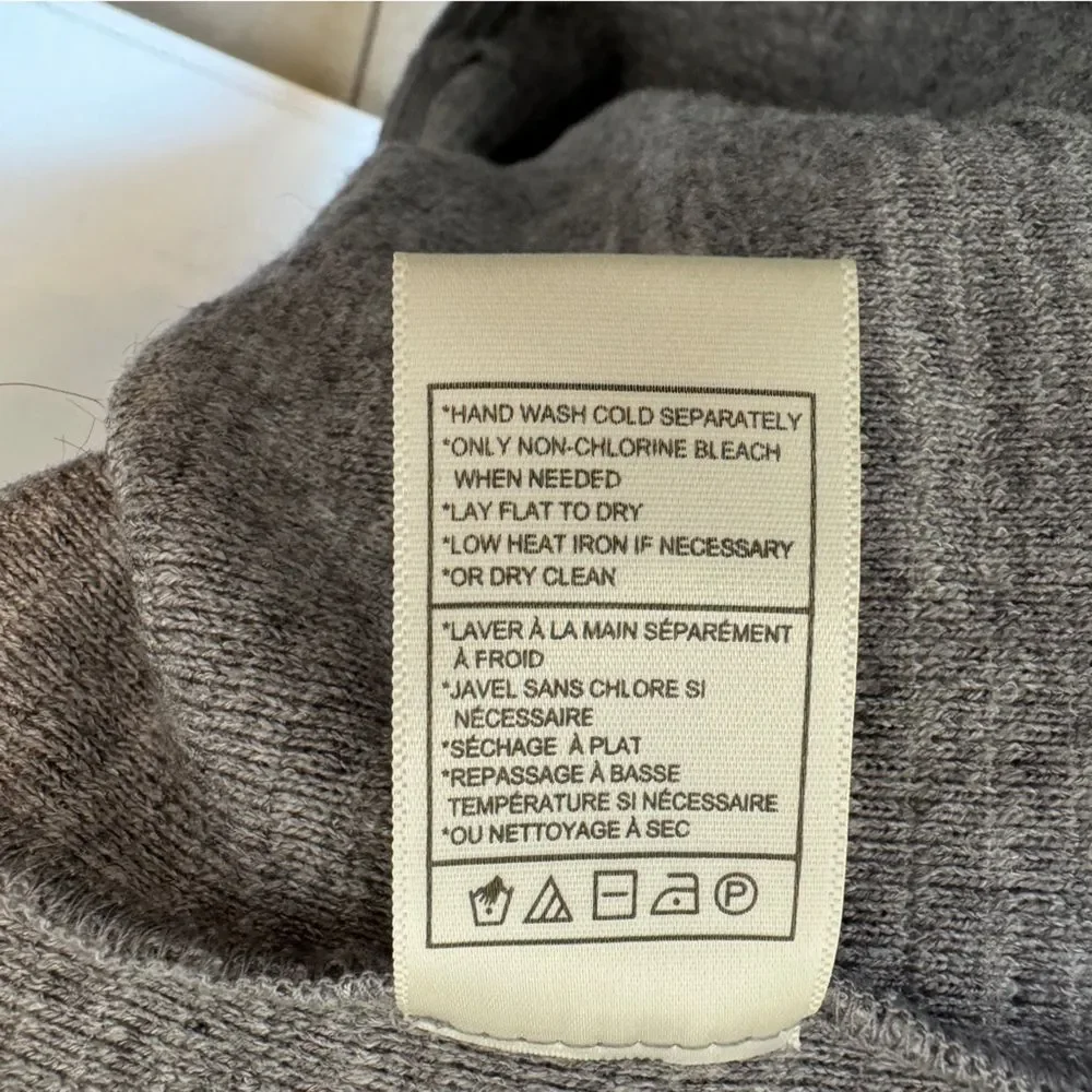 NWT BB Dakota Steve Madden Knit The Scene LS Sweater Dress Medium Heather Grey